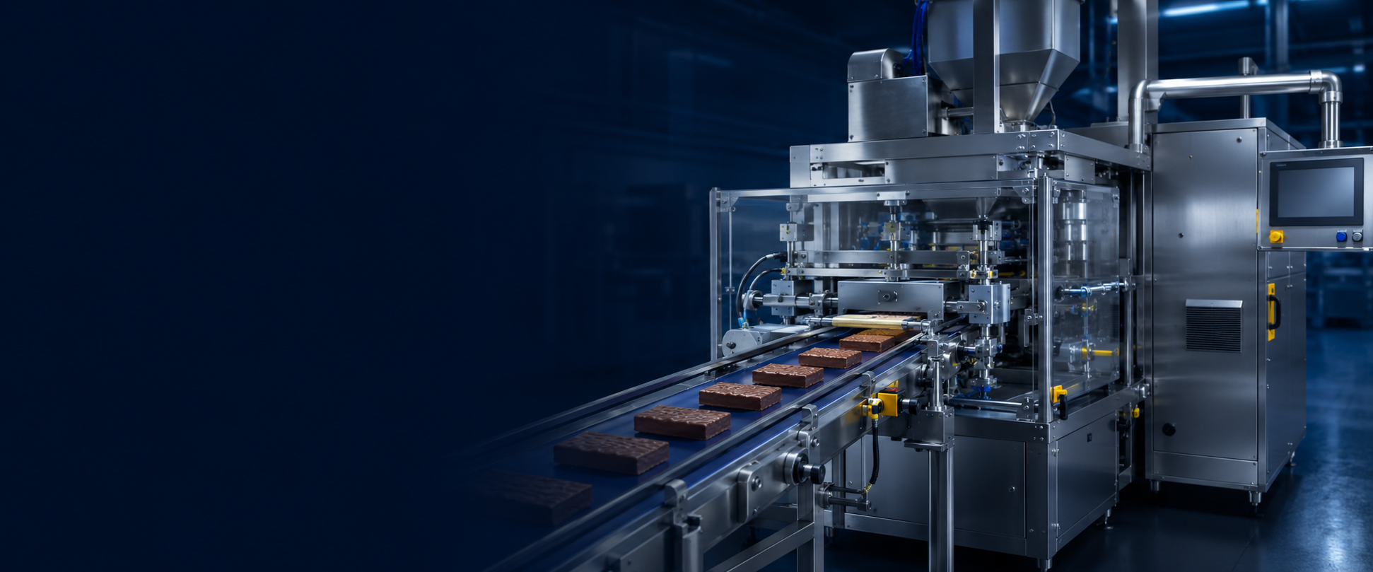 Automated confectionery production line for the KitKat Machine Automation project
